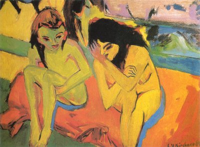 Dos Niñas de Ernst Ludwig Kirchner